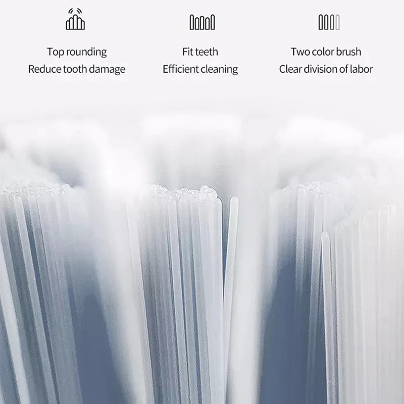 Kemei Sonic Tooth Brush Adult Automatic Electric Toothbrush USB Rechargeable with 3 Heads Replacement IPX7 Waterproof 3 Modes 5