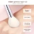Jessup Makeup brushes set Black/Silver Professional with Natural Hair Foundation Powder Eyeshadow Make up Brush Blush 6шт-25шт