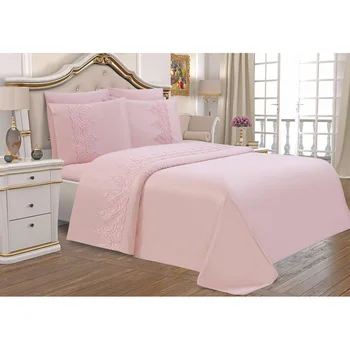 

Izmir Duvet cover set Double Personality French lace Powder