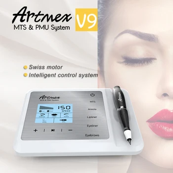 

High quality ARTMEX V9 digital permanent makeup machine eyebrow tattoo gun makeup machine kits