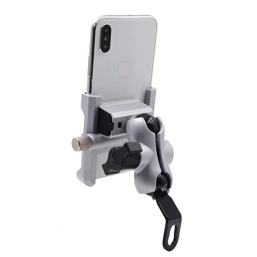 OHANEE мотоцикл QC3.0 мото Быстрая зарядка мобильный телефон кронштейн многонаправленный кронштейн алюминиевый сплав водонепроницаемый универсальный