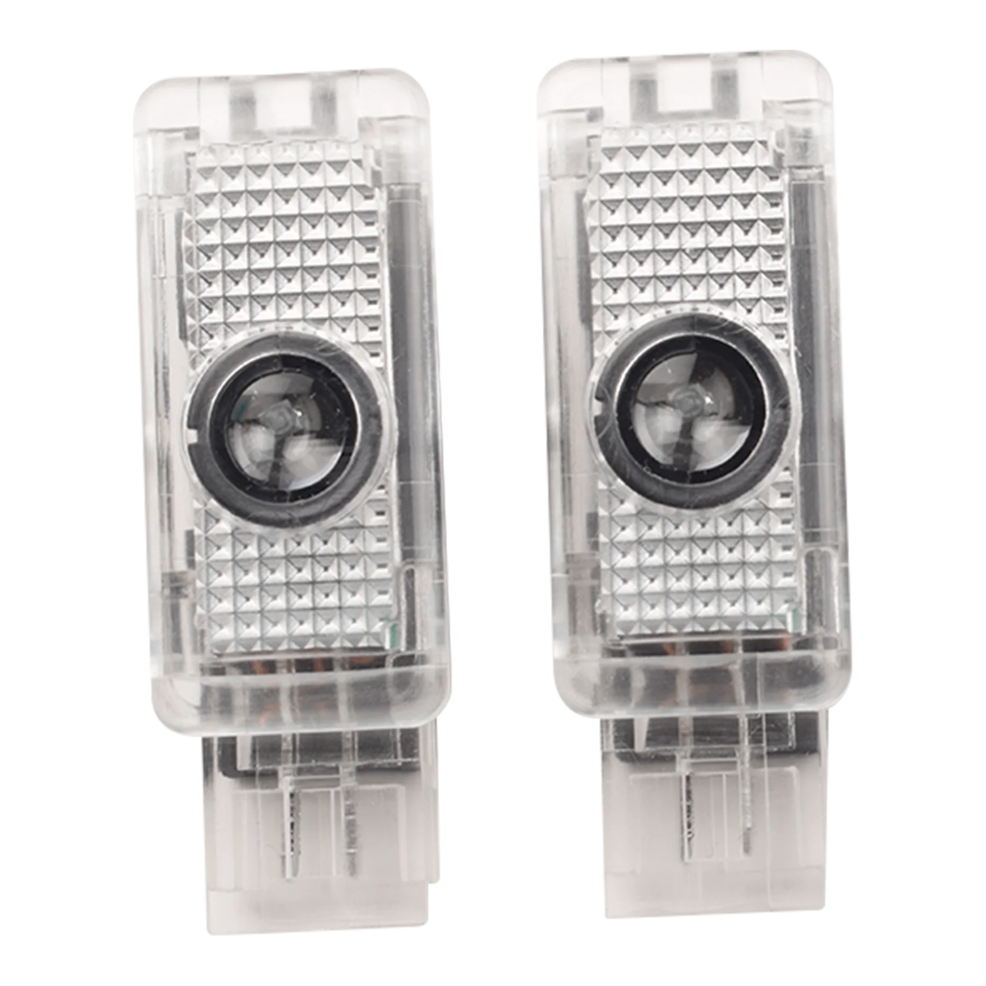 2 uds logotipo LED para coche de cortesía puerta lámpara para Mercedes Benz CLK SLK SLR clase W203 W208 R171 C199 AMG Bienvenido luz láser proyector