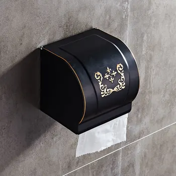 

Wall-Mounted Toilet Paper Holder,Waterproof Roll Paper Tissue Box,Bathroom Accessories Tissue Box Toilet Paper Tube Paper Holder
