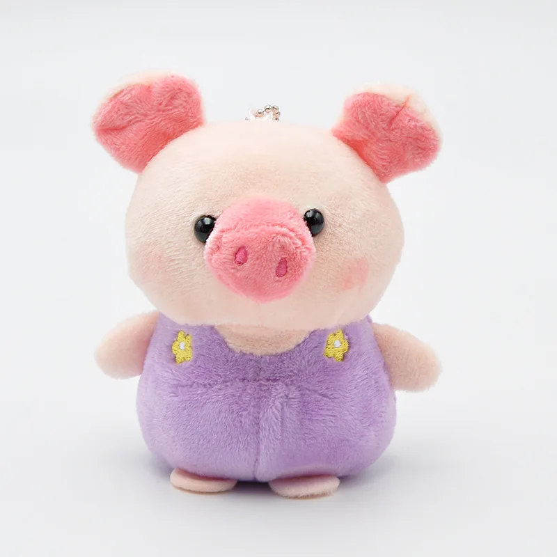 10cm Plush Kawaii Pig Stuffed TOY Doll Mini Animal Key Chain Pendant Plush Mini Pig Toys Gifts for Children