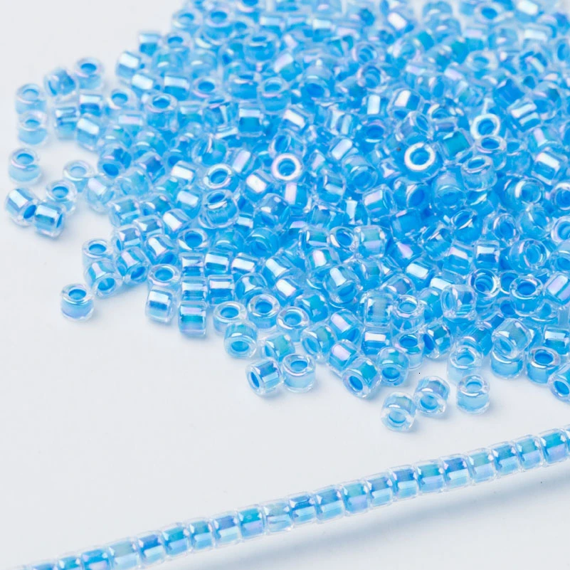 Бусины для рукоделия жемчуг miyuki seedbeads 11/0 perlas para manualidades delica mixcolor с бусины с отверстиями для платьев 5 г/10 г - Цвет: DB76
