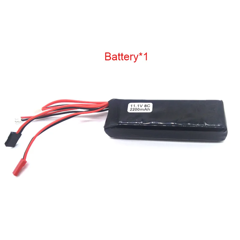 Дистанционный аккумулятор 11,1 V 2200MAH Lipo аккумулятор для радио-связи AT9 AT10 T8FB Devo7 WFLY9 передатчик светильник RC Запчасти Аксессуары - Цвет: 1Battery