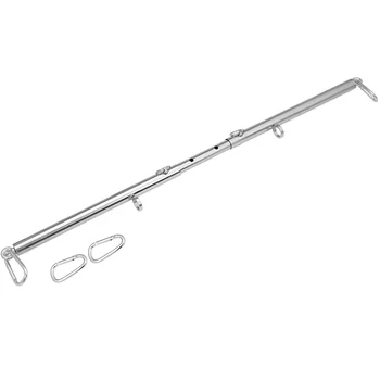 Stainless Steel Spreader Bar Extendable With Handcuffs Ankle Cuffs Bdsm Bondage Kit Sex Toys For Couples Restraint Adult Games 3