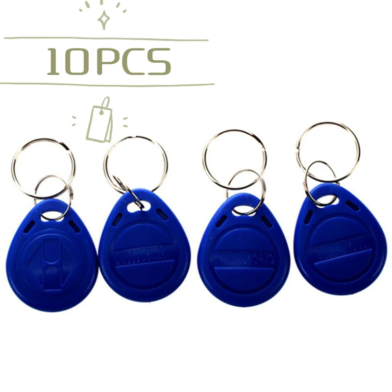 

10Pcs EM4305 125Khz Key Copy Rewritable Writable Rewrite EM ID T5577 keyfobs RFID Tag Ring Card Proximity Token Access Duplicate