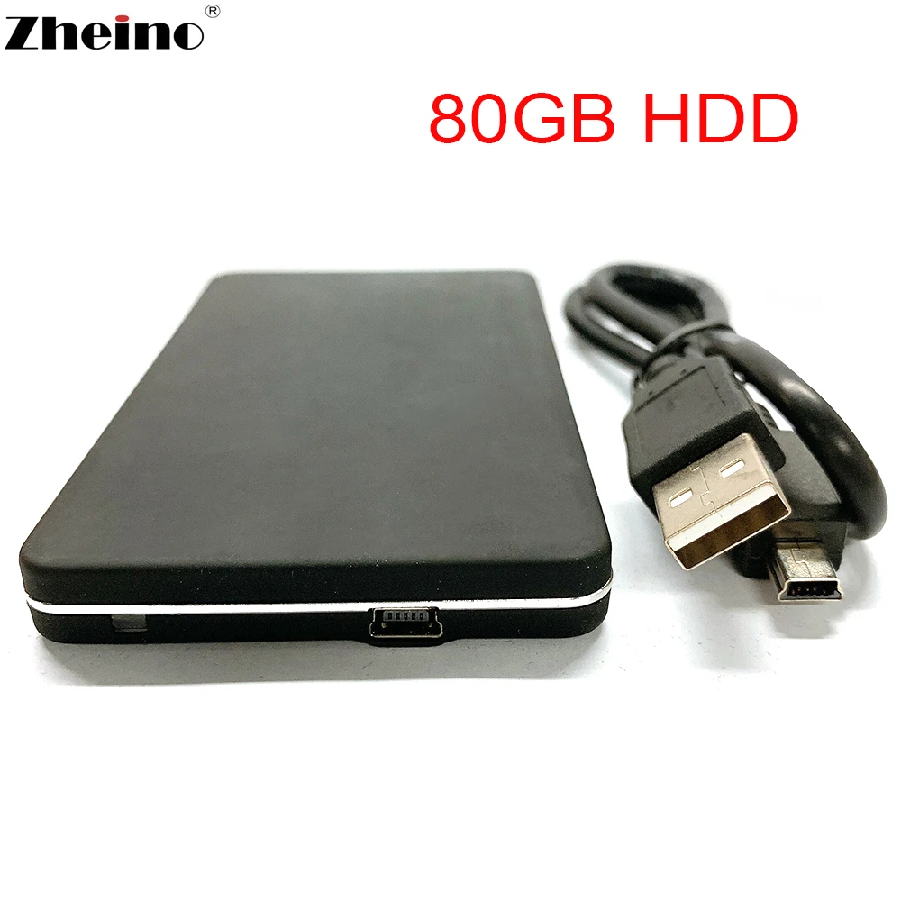 1 8 дюймов CF к USB 2 0 80 ГБ портативный HDD внешний жесткий диск | Компьютеры и офис