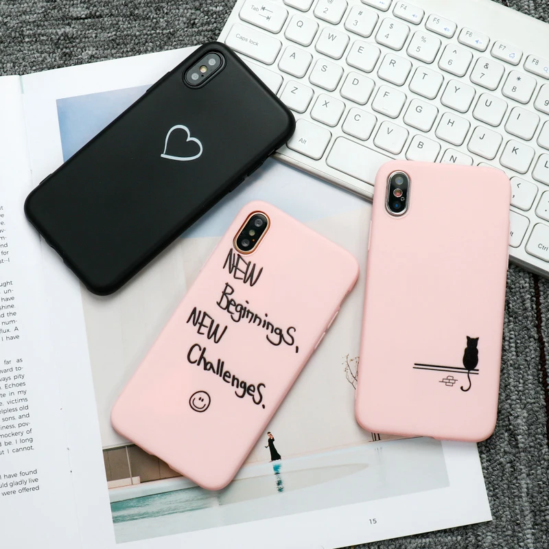 Милые сердечки силиконовые чехлы для samsung Galaxy A50 A2 Core A20e A30 A40 A60 A10 A70 A9s A9 Star Pro A9 мягкие чехлы из ТПУ на заднюю панель