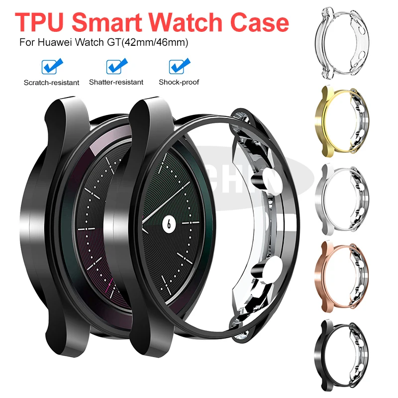 Для Huawei Watch GT защитный чехол 42 мм 46 мягкий ТПУ для Крышка часов умные часы