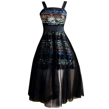 

Bling Bling Sequins Party Dinner Symposium Mother's day Gift Dress Hologram Glitter Sequins Rainbow Colorful