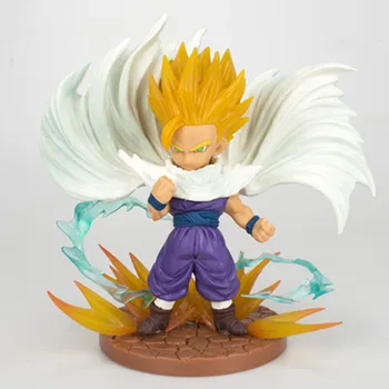 

16CM Anime Dragon Ball Gohan Super Saiyan Christmas Gift Goku Son PVC Action Model Collectible Toy Statue Free Shipping G460