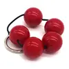 3cm Red Anal Plug Beads Acrylic Vaginal Balls Butt Plug Sex Toys for Women Female Adults Sex Products 1
