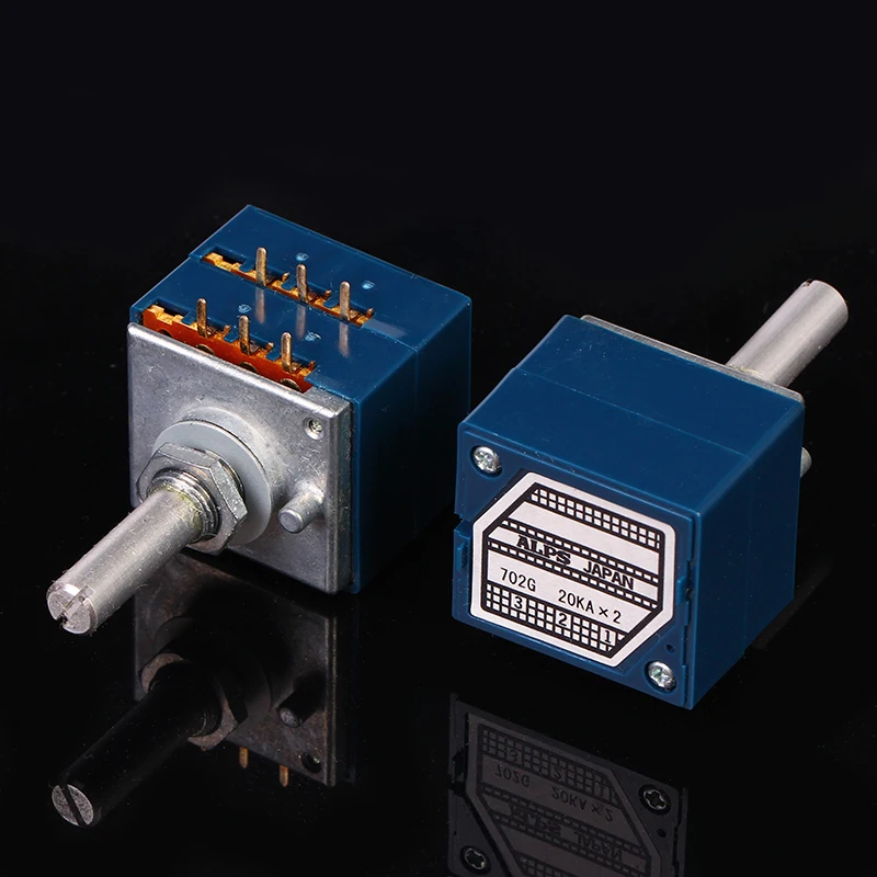 Potenciômetro Giratório da Duplo-unidade Alps 10k 20k 50k 100k 250k Rk27112 Alps 27 Dip6 1pc