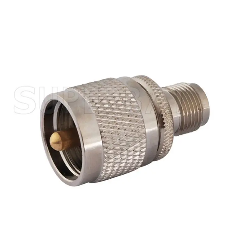 TNC Female to UHF Male Straight RF Coaxial Connector Adapter