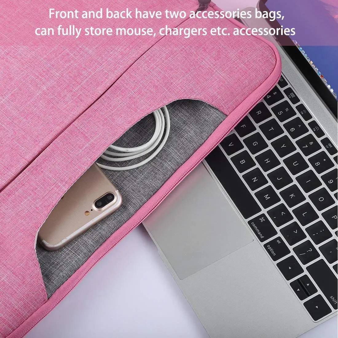 HAWEEL защитный чехол для ноутбука 15-15,6 дюймов MacBook Pro, ноутбук, многофункциональная Защитная сумка для переноски