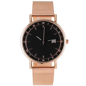 

2020 Limited New Reticulocyte Steel Band Watch Fashion Roman Numerals On The Surface Of Men And Women Leisure Contracted Quartz