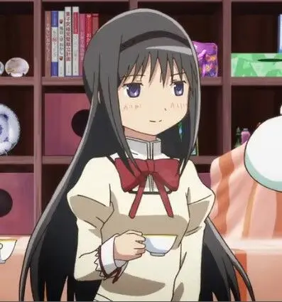 Аниме Puella Magi Madoka Magica парики длинные прямые черные Akemi Homura косплей парик+ шапка парик
