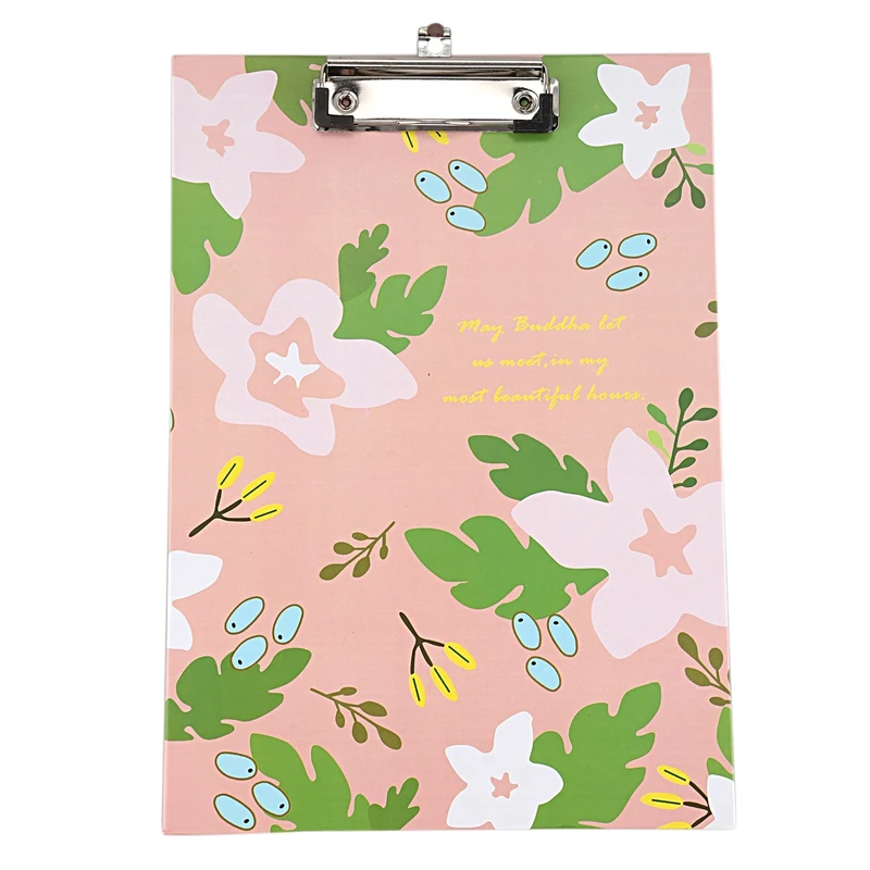 

Cute flower folder writing (pink,green)