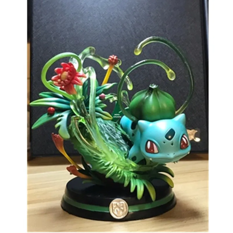 " Аниме Kawaii статуя домашних животных имитация бюста Bulbasaur полноразмерный портрет креативное Искусство ремесло GK фигурка игрушка коробка 13 см V707