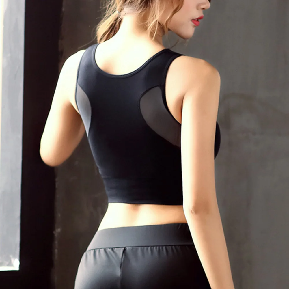 

Women Sports Bra Seamless Shockproof Tops Padded Support Sportswear for Yoga Fitness Running KH889