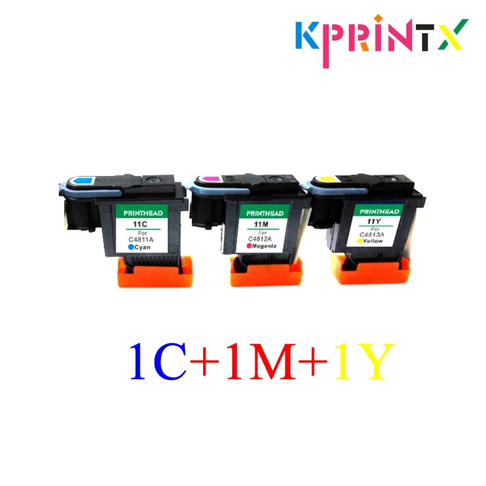 1C+ 1 м+ 1Y печатающей головки совместимы для hp11 Designjet 500 800 ps 510 1100 1200 2200 2250 2280 2300 2600 печатающей головки