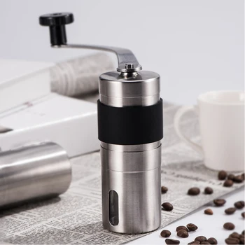 

Mini Manual Coffee Grinder Washable Ceramic 304 Stainless Steel Home Kitchen Handmade Coffee Tools Mill Household Useful Tool