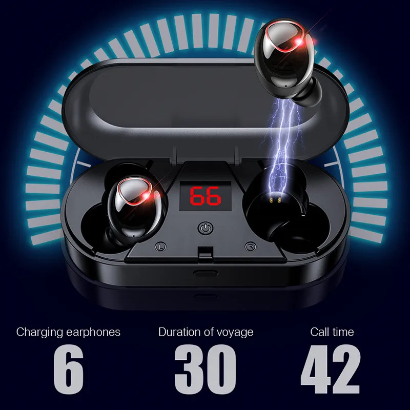 TWS Bluetooth 5,0 наушники стерео беспроводные наушники HIFI 8D спортивные наушники громкой связи игровая гарнитура с микрофоном для iphone Xiaomi
