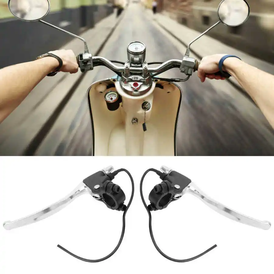 

1 Pair E-Bike Rear Brake Lever Electric Bicycle Brake Handle Cut Off Power Brake Lever Handle Grips Electric Bike Accessory