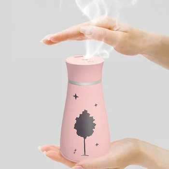 

Cool Mist USB Humidifier Large Capacity USB Air Humidifier Purifier Household Auto Shut-Off Steam Atomization with Night Light