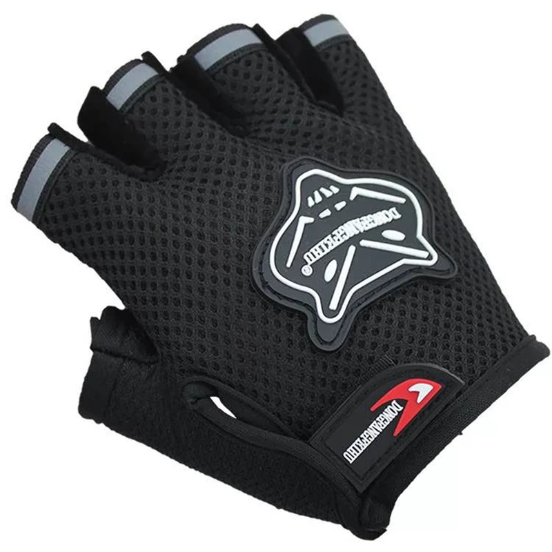 Sports Half Finger Gloves Cycling Gloves Sport Gloves Kids Adult Half Finger Mesh Cycling Gloves Climbing Outdoor Sport Bicycle Bike Children Men Women Anti Slip Breathable Glove