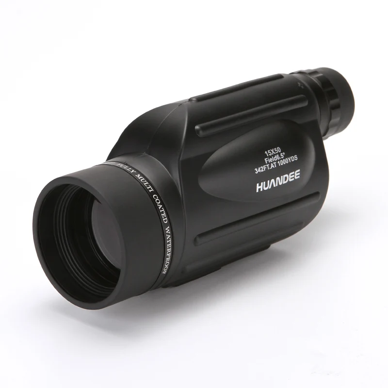 

HUANDEE 15x50 High Magnification Monocular Waterproof BaK4 Prism Optics Telescope for Caming Hunting Outdoor