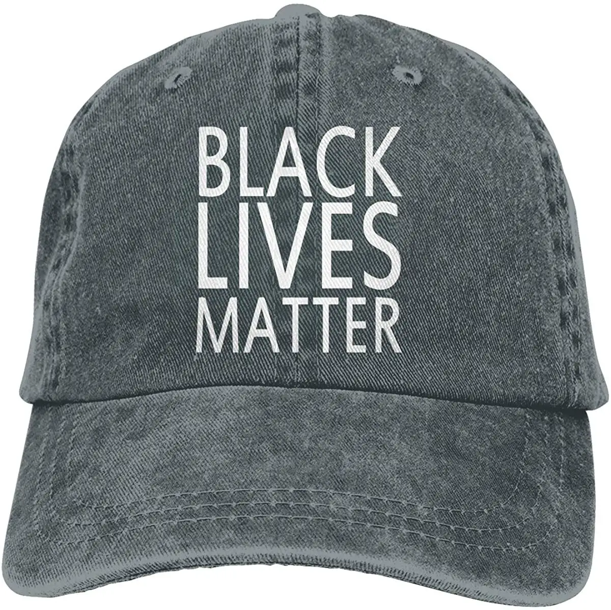 Черная бейсбольная Кепка унисекс Lives Matter хлопковая джинсовая Регулируемая в