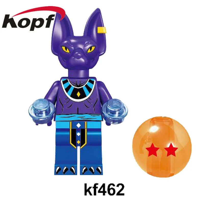 KF579 Одиночная мультфильм собрать Sun Wukong серии кирпичи Ephesians Dragon Ball строительные блоки игрушки для детей лучший подарок - Цвет: KF462 Without Box
