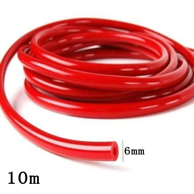 1 Piece Red Fuel Hose 10 Meter Line Gasoline Pipe Pipeline Id