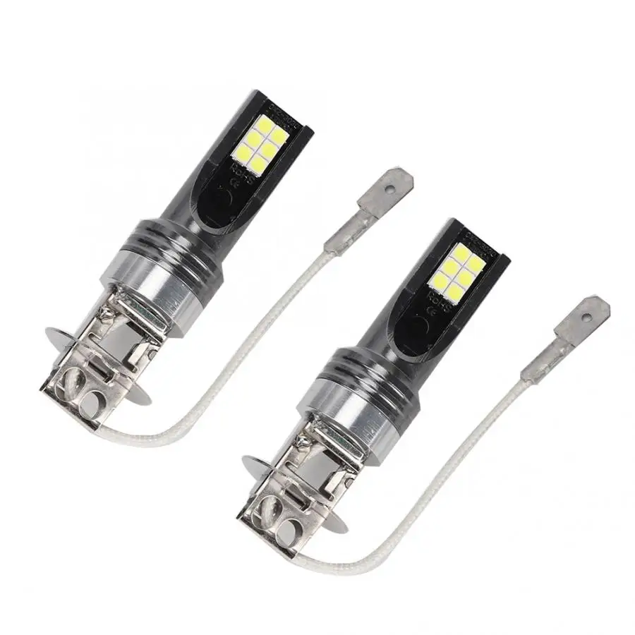 Передняя фара для автомобиля 1000LM 7500K 12LED 12 V-24 V 24W белая лампочка для Автомобильная фара аксессуары