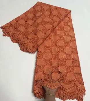 

african guipure cord lace fabric high quality swiss voile lace fabrics fashion embroidery french net lace fabric with stones
