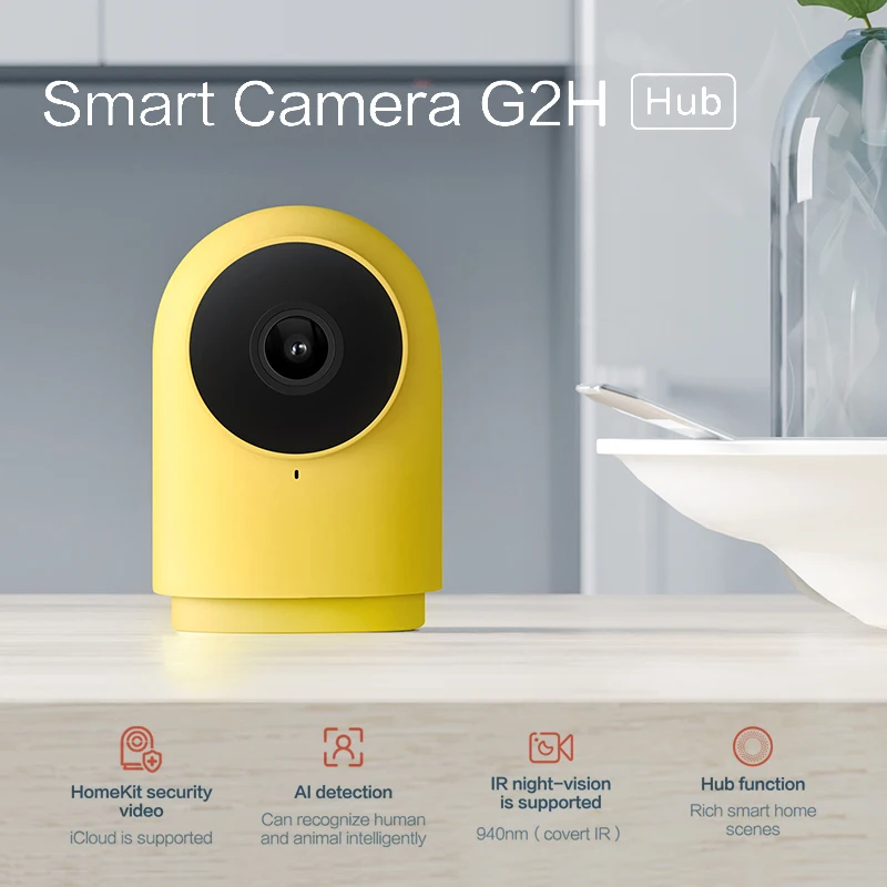 Original Aqara G2H Smart Camera 1080P Night Vision Mobile For Apple HomeKit APP Monitoring G2H Zigbee Smart Home Security Camera