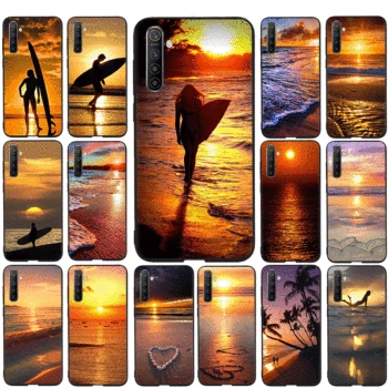 

Silicon Phone Coque for OPPO R17 Pro A9 Reno Z 2 2Z 10X Ace 3 pro Cover Summer Beach