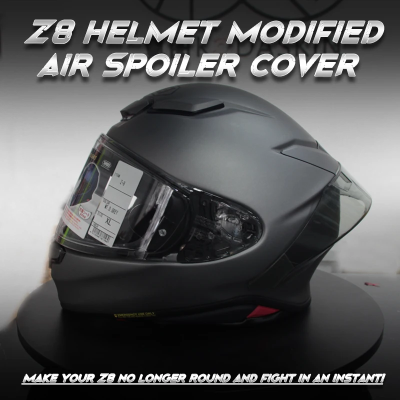 Z8 Carbon Motorcycle Rear Trim Helmet Spoiler Case For SHOEI Z8 Carbon Motorcycle Rear Trim Helmet Spoiler Case For SHOEI