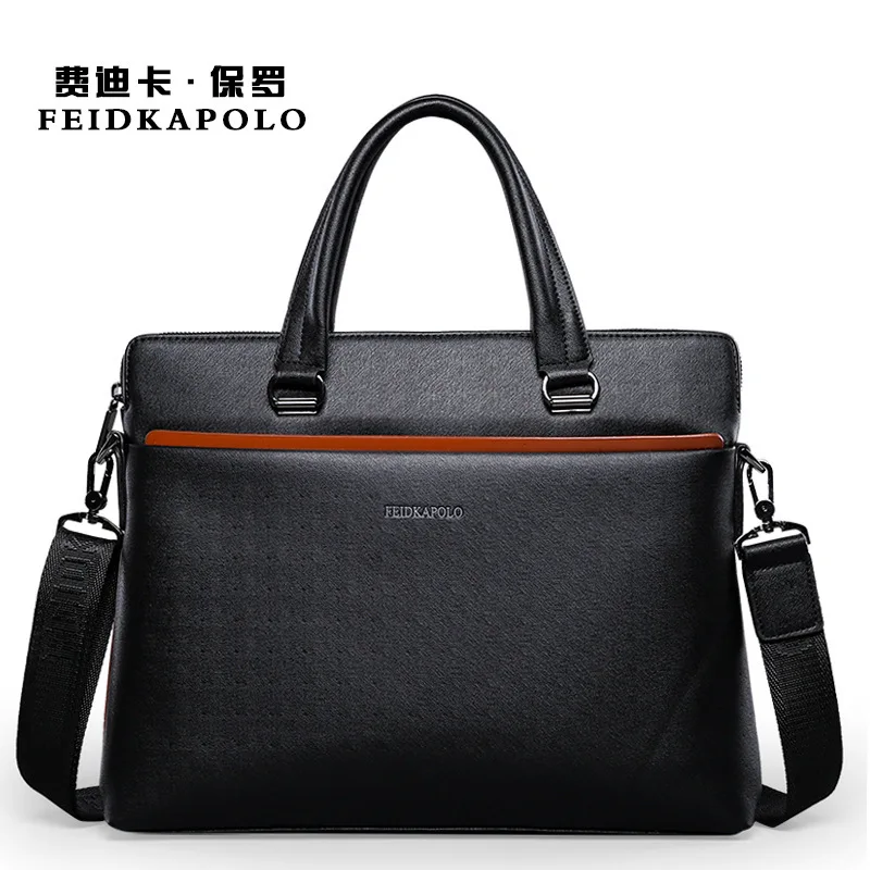 

2017 New Style MEN'S Real-leather Bag Business Hand Document Computer Crossbody Bag Men Cowhide Casual Bag