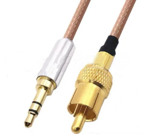 Digital coaxial audio cable 3.5mm to spdif RCA lotus head TV audio