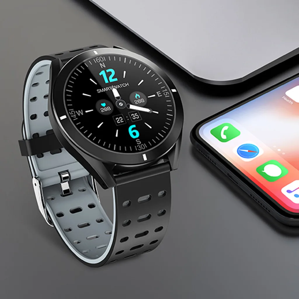 Для Amazfit ремешок Bip Смарт часы Android iOS Спорт Фитнес калорий браслет носить Смарт часы для mi band 2 бар покупка
