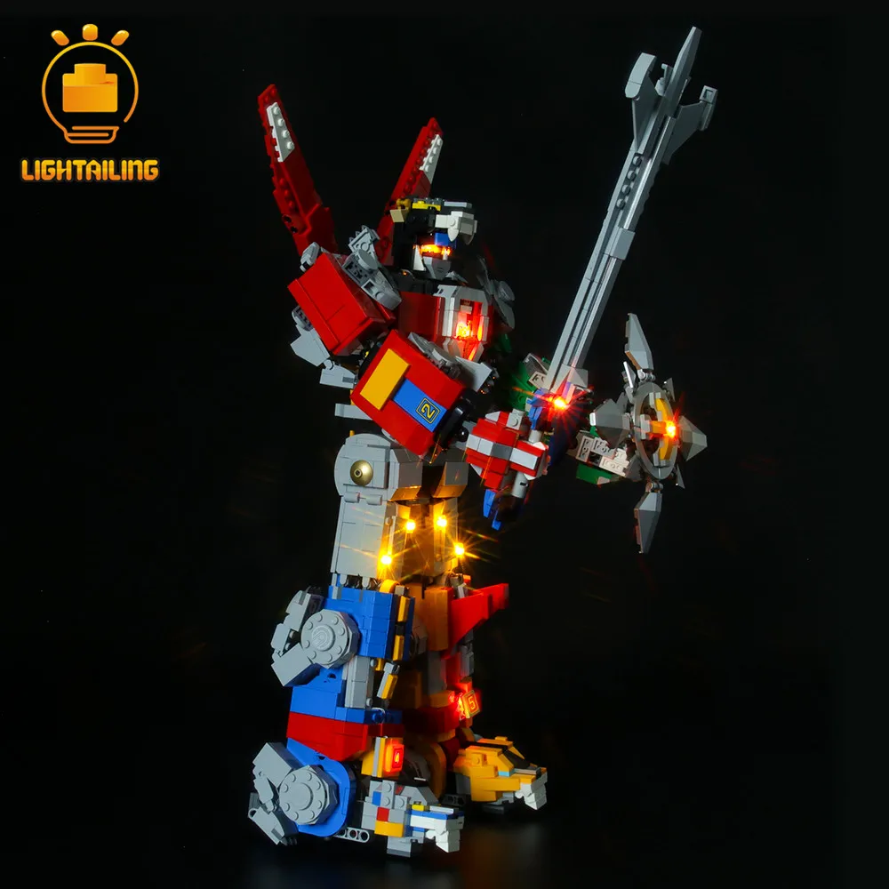 Светильник светодиодный светильник набор для идей серии Voltron светильник ing набор совместим с 21311(не включает модель
