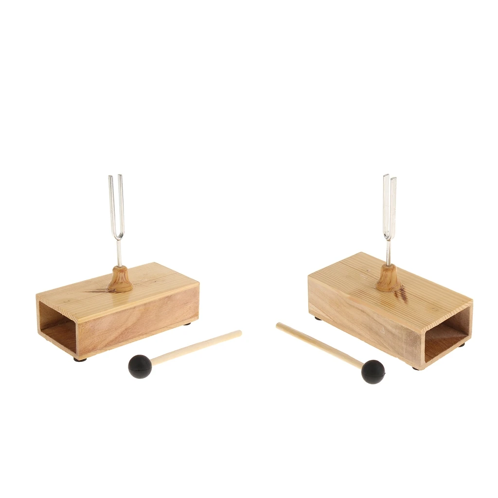 440HZ Tuning Fork w/ Resonant Box w/ Stick Percussion Instrument Part Study