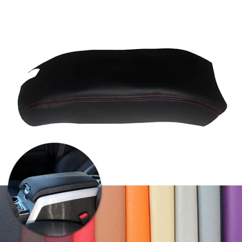 

For Ford F150 2009 2010 2011 2012 2013 2014 Leather Car Center Armrest Console Box Lid Cover Interior Sticker Decor