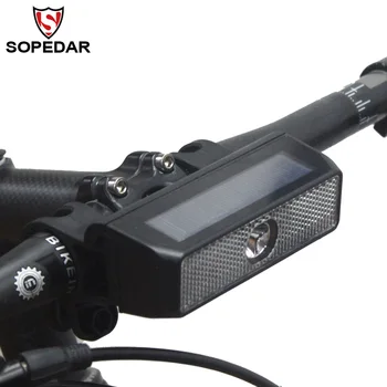 

SOPEDAR Mountain Bicycle Safety Alert Lights Road Solar Energy Bike LED HeadLight Cycling Intelligent Switch light MTB Accessory