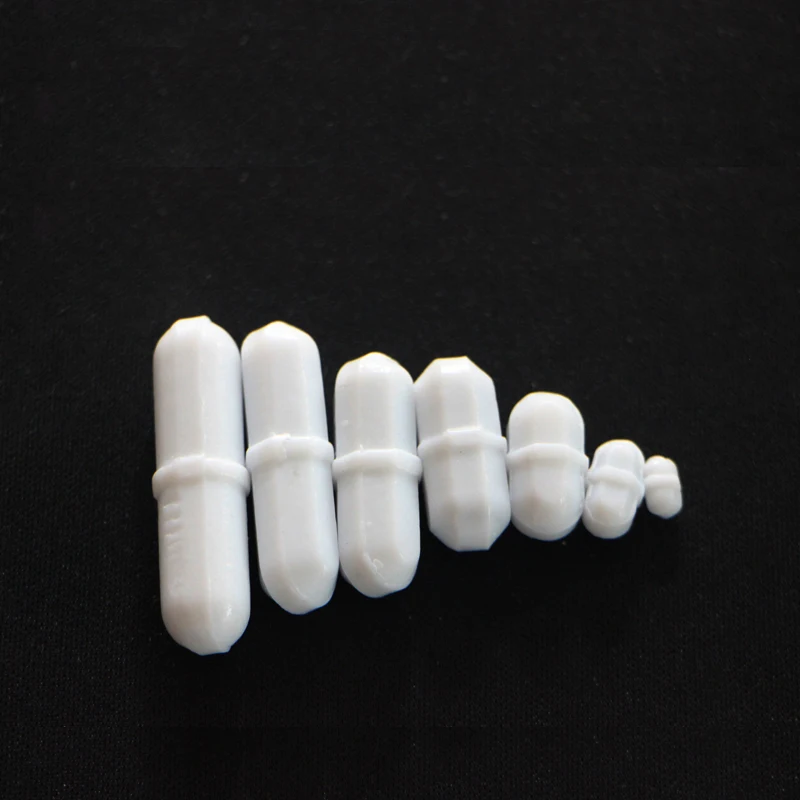 5pcs/lot Rod Stirring Bar Rotating PTFE Mixer Stirrer Plain Corrosion Resistant Spinbar Laboratory Magnetic Practical Research