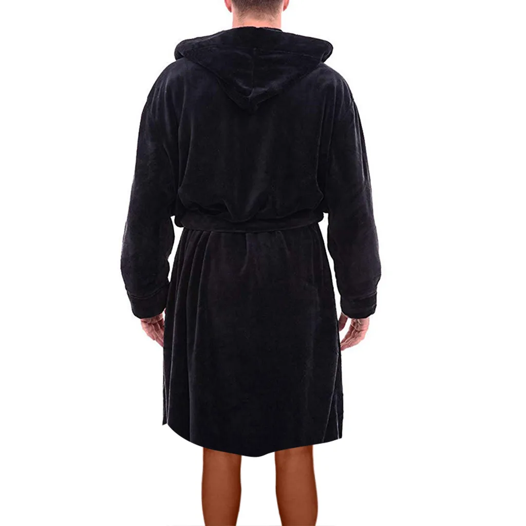 Мужской халат, одежда для сна, плюшевая шаль, Халат, пальто, халат, халат, мужской Халат# TN19